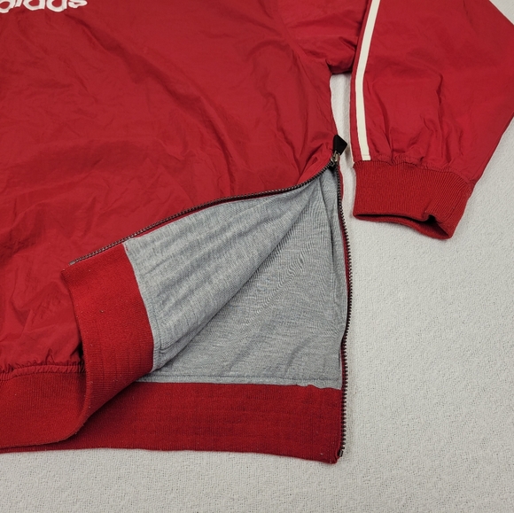 Men's adidas Athletic Warm Up Pullover Jacket - Picture 6 of 11